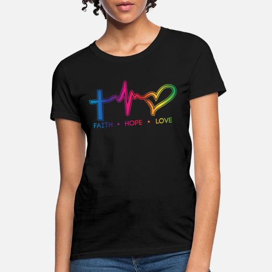 Faith Hope Love Christian T-shirts and 